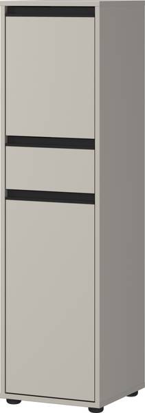 Ensemble de salle de bain Lemont 3 pcs Gris minéral