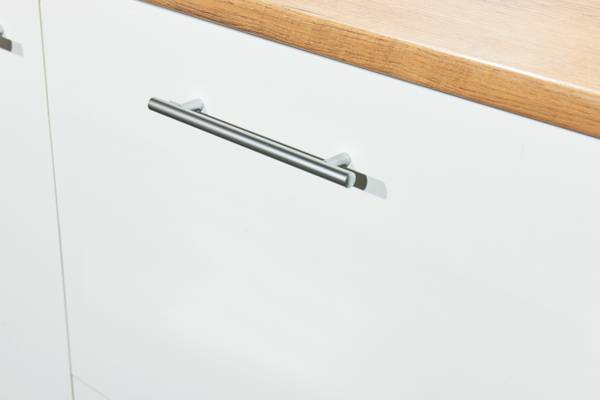 Cuisine îlot Hilde variante A Blanc - Largeur : 280 cm