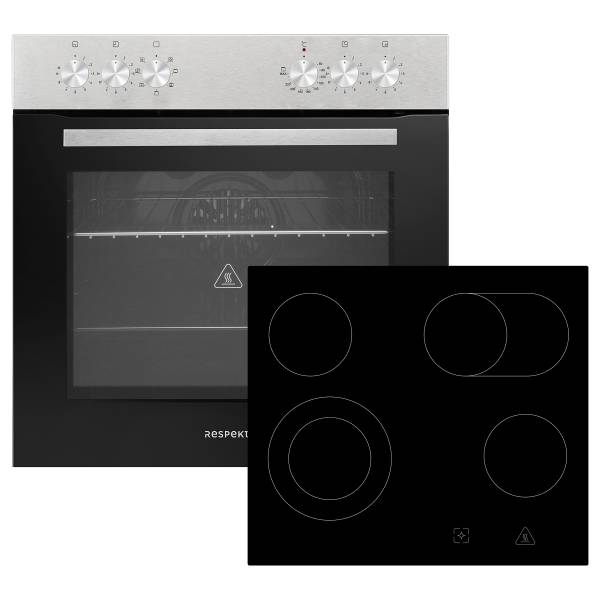 Cuisine d'angle Anton A avec îlot Imitation mélèze blanc / Imitation chêne sauvage - Largeur : 280 cm