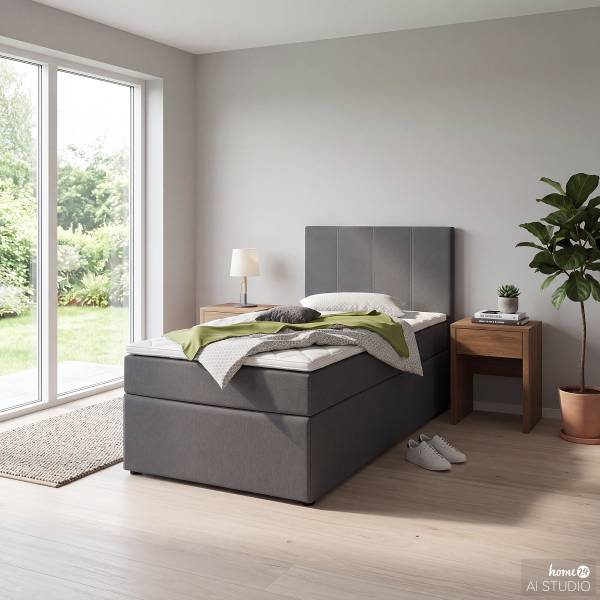 Boxbett Clarrissa Grau - 120 x 200cm