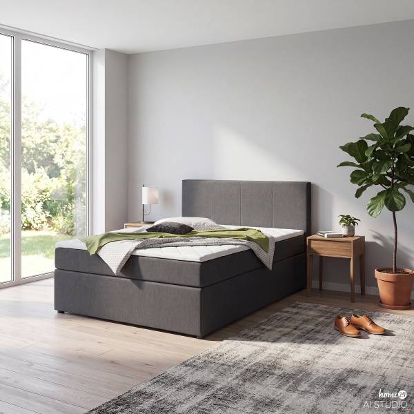 Boxbett Clarrissa Grau - 140 x 200cm