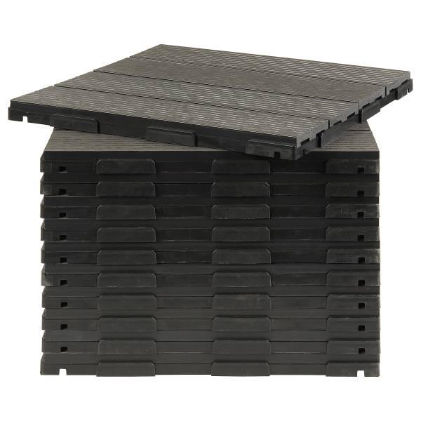 Vlondertegels Thish set van 22 grijs