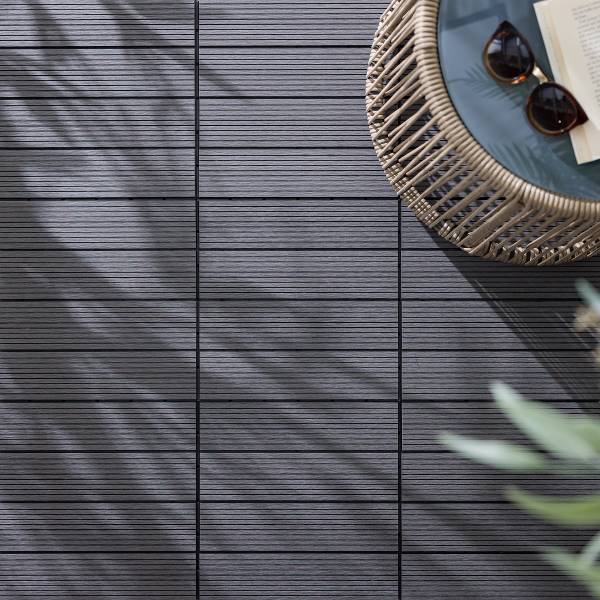 Vlondertegels Thish set van 22 grijs