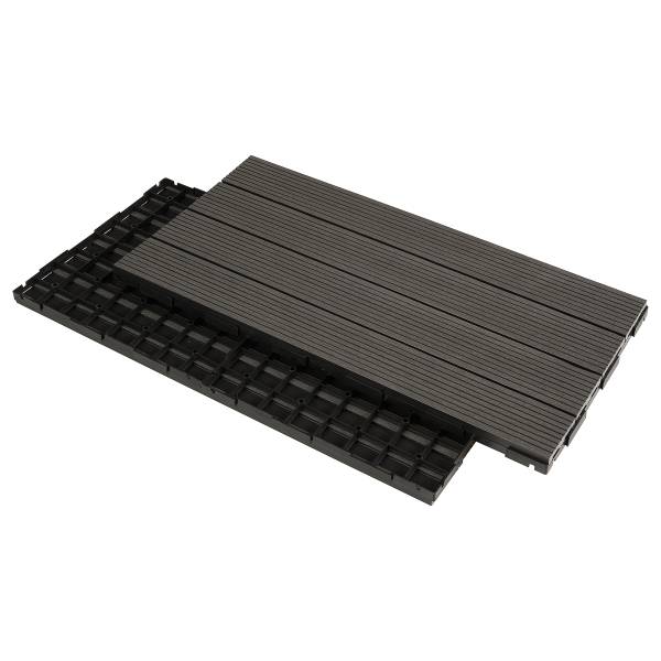 Vlondertegels Thish set van 12 grijs