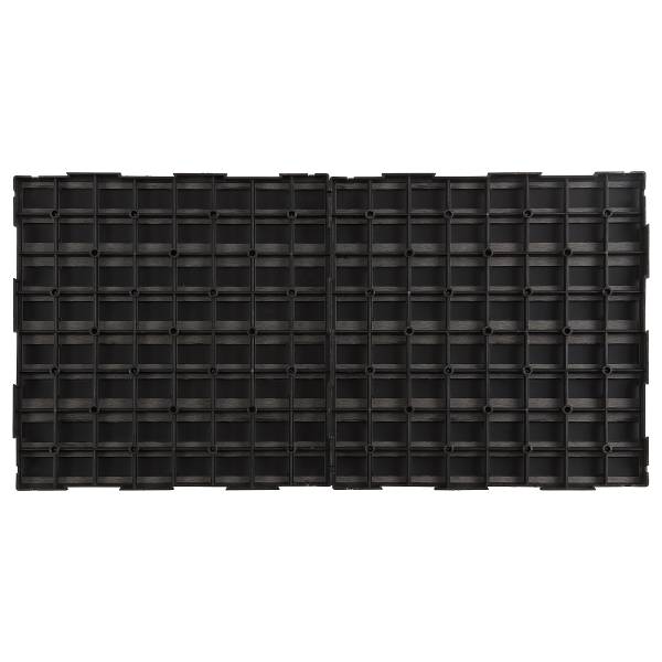 Vlondertegels Thish set van 12 grijs