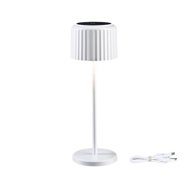 Lampada da tavolo solare Else Bianco