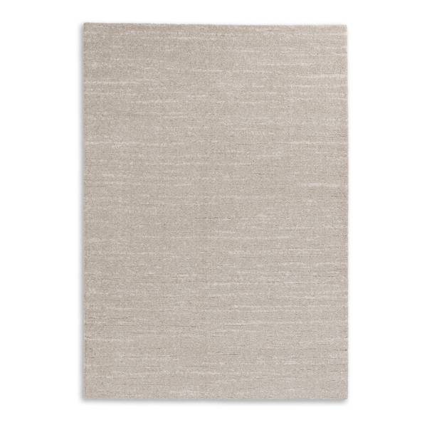 Hochflorteppich Amaze Uni Polyester - Sand - 80 x 150 cm