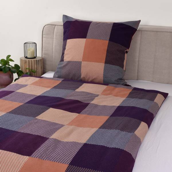 Flanell-Bettwäsche Tom Tailor Typ C Baumwolle - Multicolor - 155 x 220 cm
