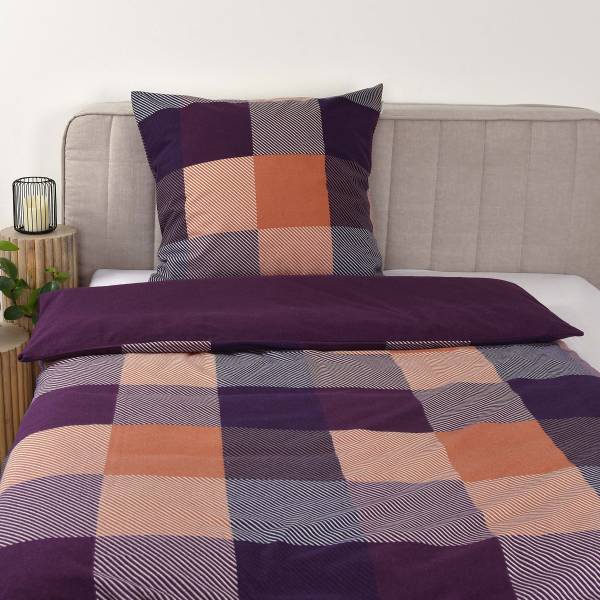 Flanell-Bettwäsche Tom Tailor Typ C Baumwolle - Multicolor - 155 x 220 cm