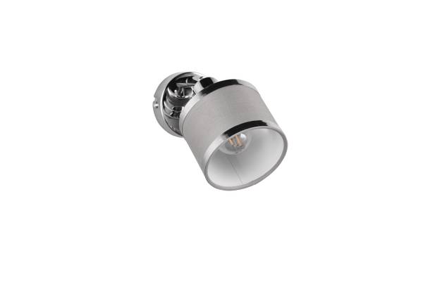 Deckenleuchte Arosa Eisen - Chrom - Flammenanzahl: 1
