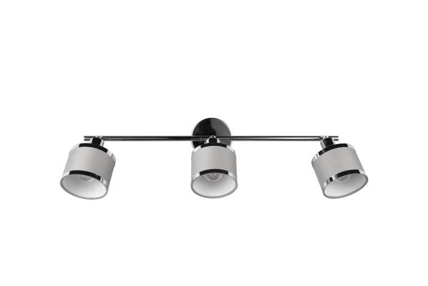 Deckenleuchte Arosa Eisen - Chrom - Flammenanzahl: 3