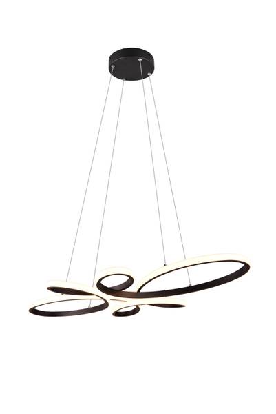 Pendelleuchte Fly Eisen - Schwarz