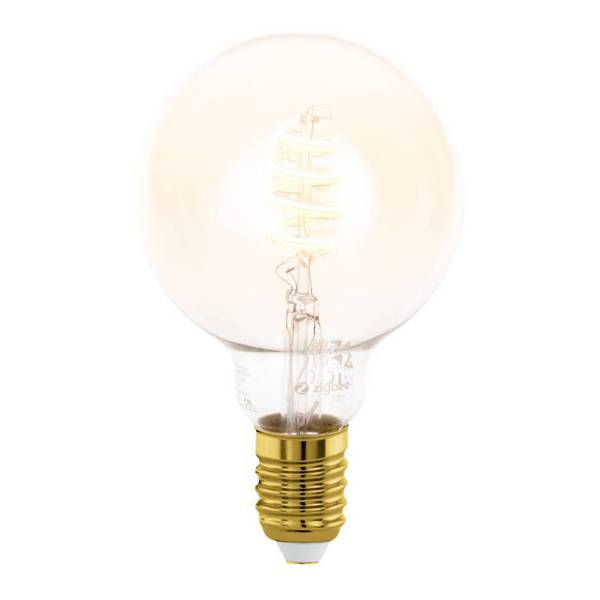 LED-Leuchtmittel Balerma Farbglas - Bernstein - Durchmesser: 10 cm