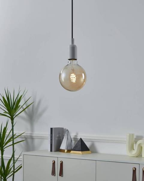 LED-Leuchtmittel Balerma Farbglas - Bernstein - Durchmesser: 13 cm