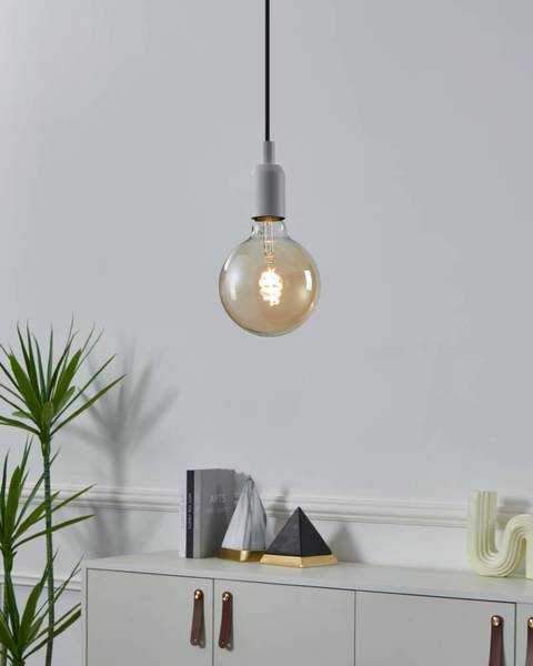 LED-Leuchtmittel Balerma Farbglas - Bernstein - Durchmesser: 13 cm