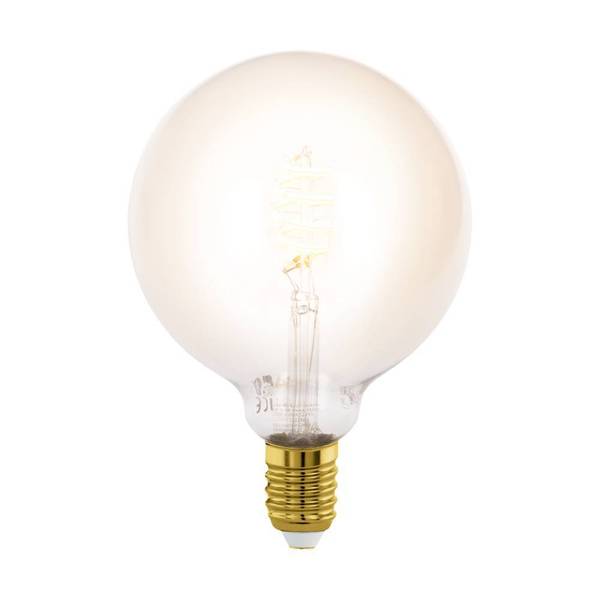 LED-Leuchtmittel Balerma Farbglas - Bernstein - Durchmesser: 13 cm