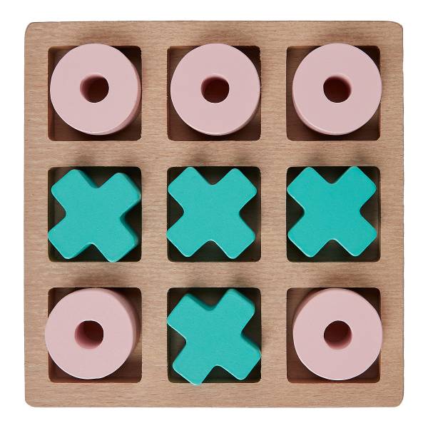 Spiel-Set TICTACTOE Holz - Bunt