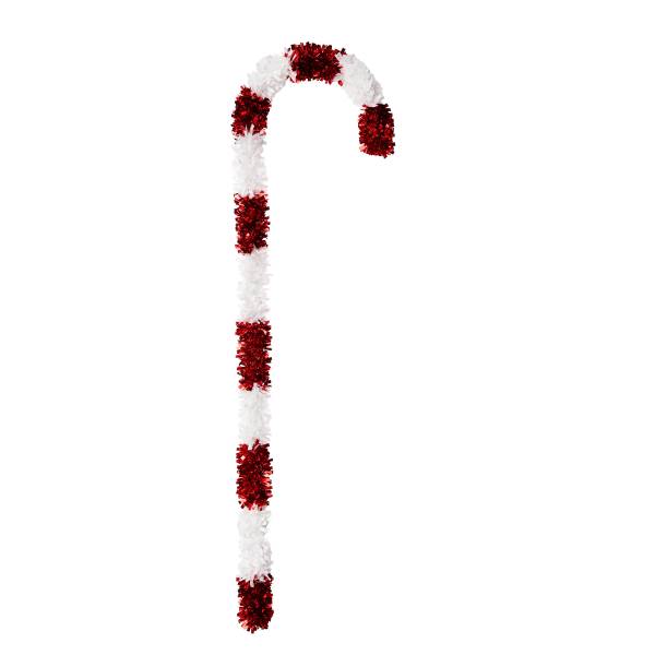 Deko-Candy Cane X-MAS Lametta Polyethylen/Polypropylen - Rot