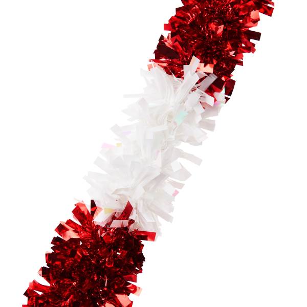 Deko-Candy Cane X-MAS Lametta Polyethylen/Polypropylen - Rot