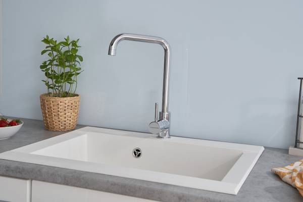 Évier Ohio variante A Blanc