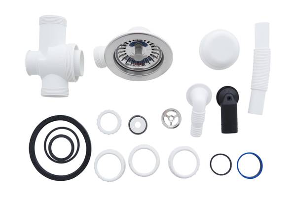 Évier Ohio variante A Blanc