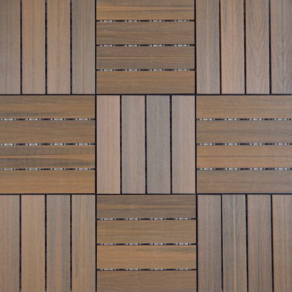 22er-Set Terrassenfliese Svevo Typ B Braun