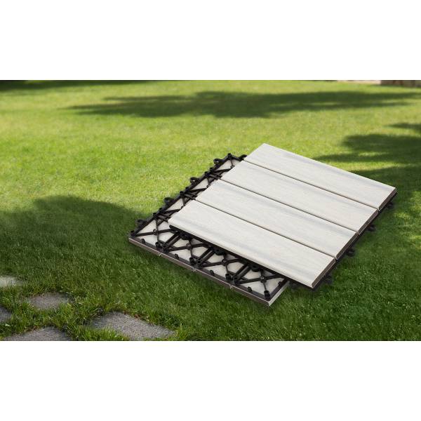 22 carreaux pour terrasse Svevo, type B Blanc