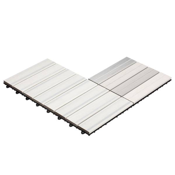 22 carreaux pour terrasse Svevo, type B Blanc