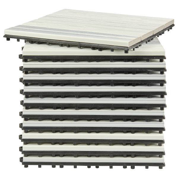 22 carreaux pour terrasse Svevo, type B Blanc