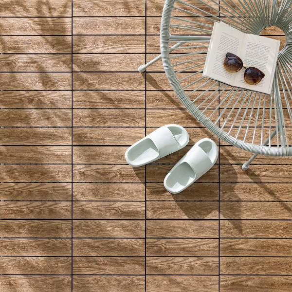22er-Set Terrassenfliese Svevo Typ B Hellbraun