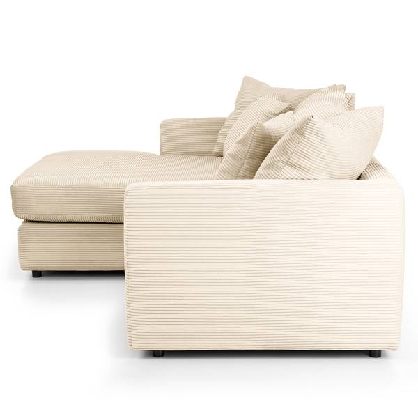 Ecksofa Dovi Cordstoff Calice: Creme
