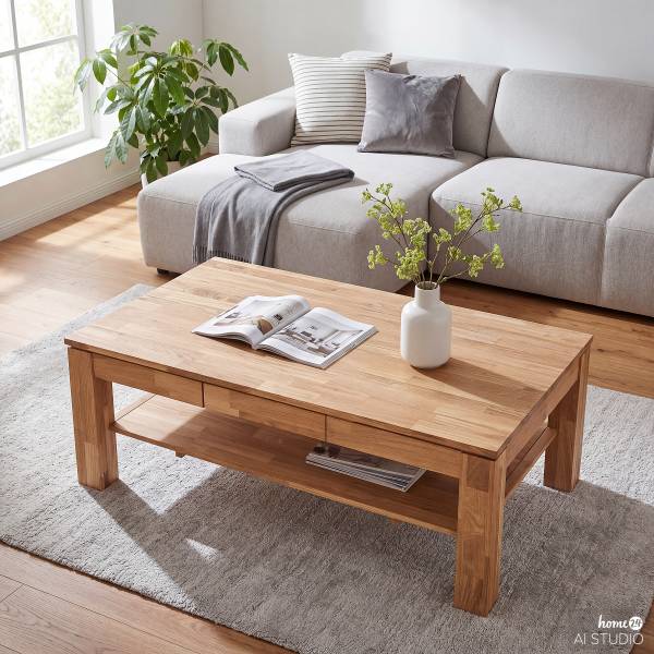 Massiver Couchtisch Lafesa kaufen