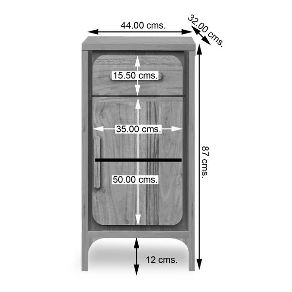 Meuble bas massif Vienna Acacia massif