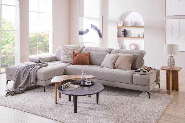 Massiver Couchtisch Ouyya 2-teilig Akazie / Akazie Schwarz