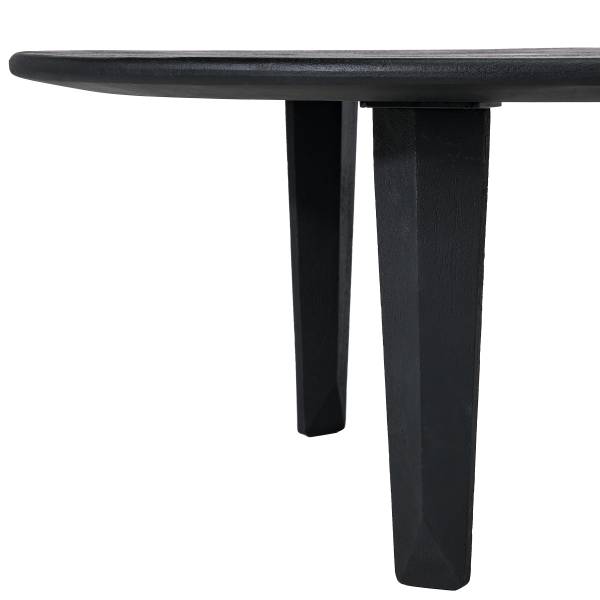 Massiver Couchtisch Ouyya 2-teilig Akazie / Akazie Schwarz