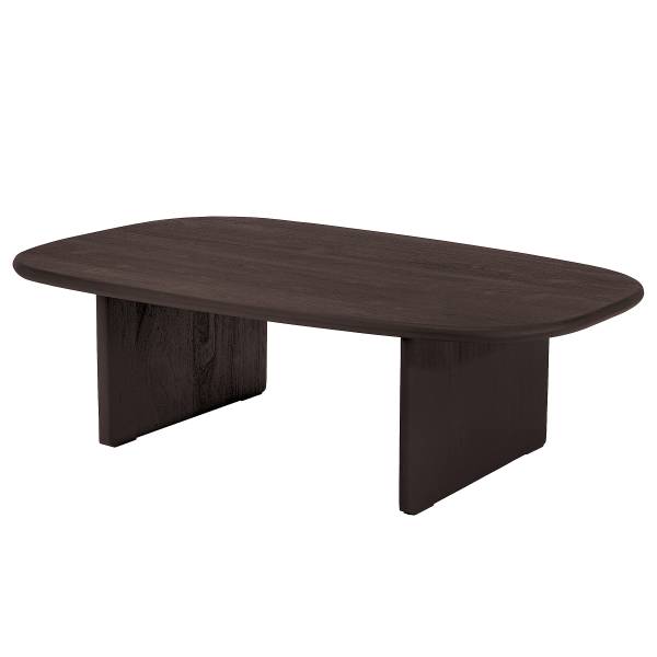 Houten salontafel Tajua zwart acaciahout
