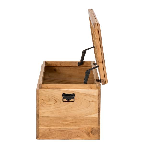 Houten kisttafel GAIOT licht acaciahout