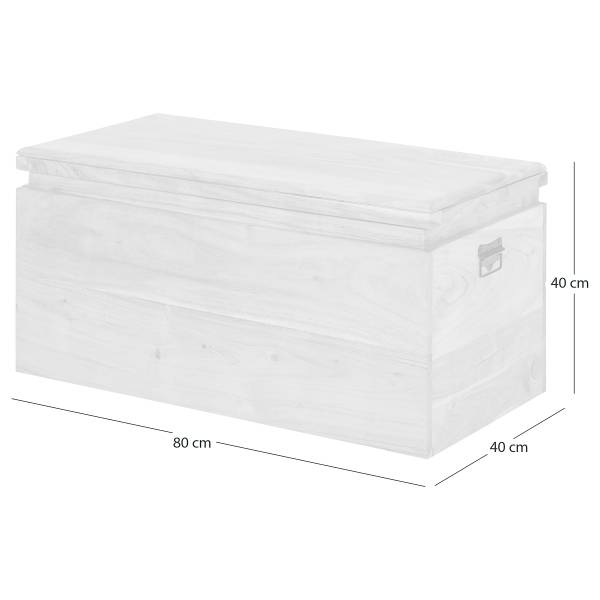 Houten kisttafel GAIOT licht acaciahout