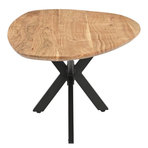 Tavolo da pranzo OXIA Acacia Massello / Ferro