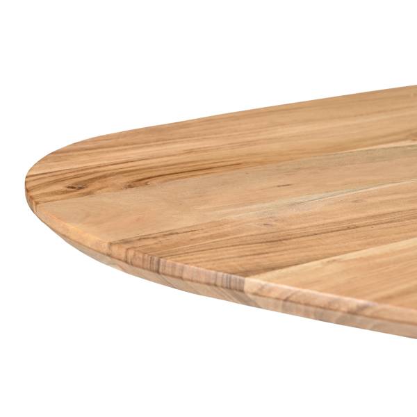 Tavolo da pranzo OXIA Acacia Massello / Ferro