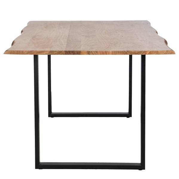 Esstisch AHAR mit Massivholzplatte Akazie massiv / Eisen - Breite: 200 cm