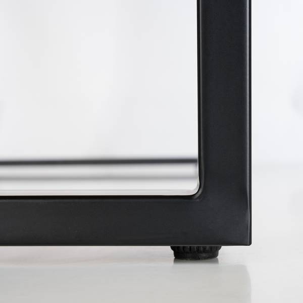 Esstisch AHAR mit Massivholzplatte Akazie massiv / Eisen - Breite: 200 cm