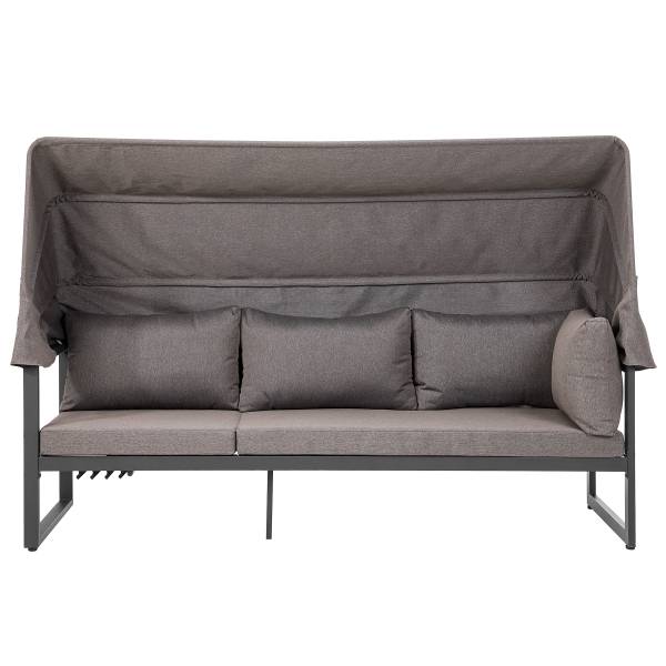 Set di 5 mobili da esterno Randa Acciaio / Poliestere - Grigio