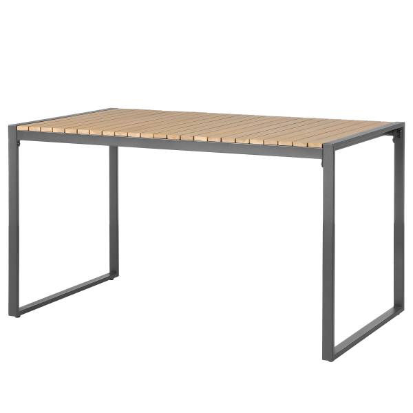 Set di 5 mobili da esterno Randa Acciaio / Poliestere - Grigio