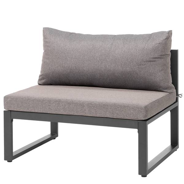 Set di 5 mobili da esterno Randa Acciaio / Poliestere - Grigio