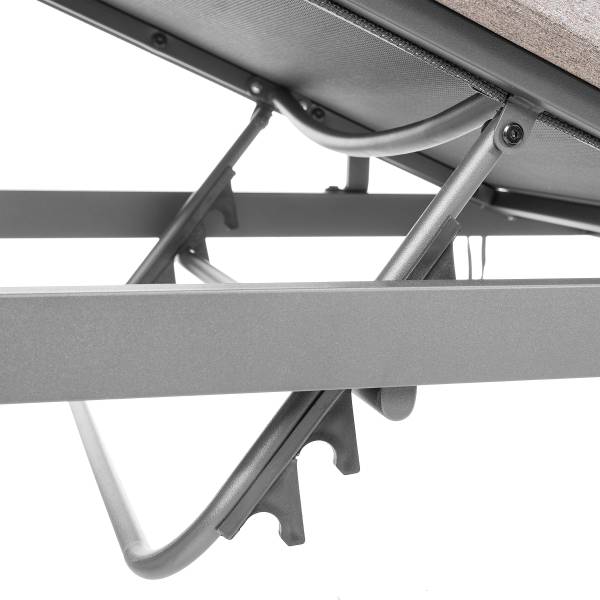 Set di 5 mobili da esterno Randa Acciaio / Poliestere - Grigio