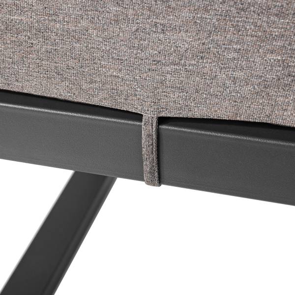 Set di 5 mobili da esterno Randa Acciaio / Poliestere - Grigio
