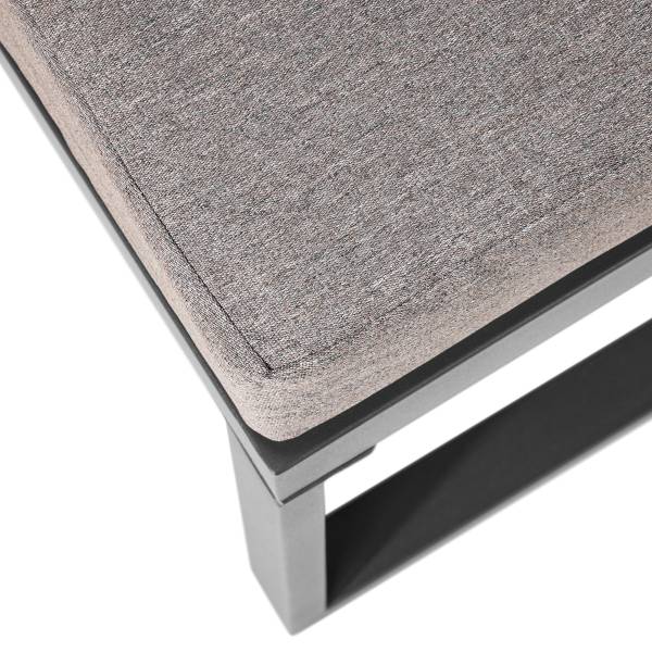 Set di 5 mobili da esterno Randa Acciaio / Poliestere - Grigio