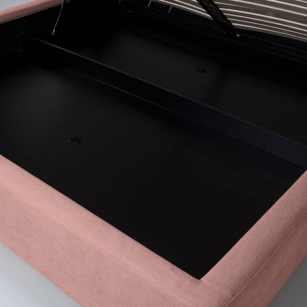 Polsterbett ZOCA design Chenille Roselia: Mauve - 160 x 200cm - 1 Bettkasten