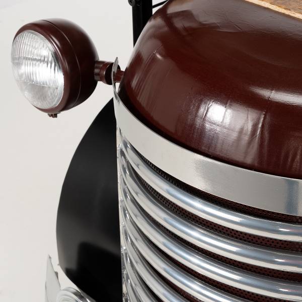 Bartisch Gimona Mango massiv / Metall - Mango / Schwarz